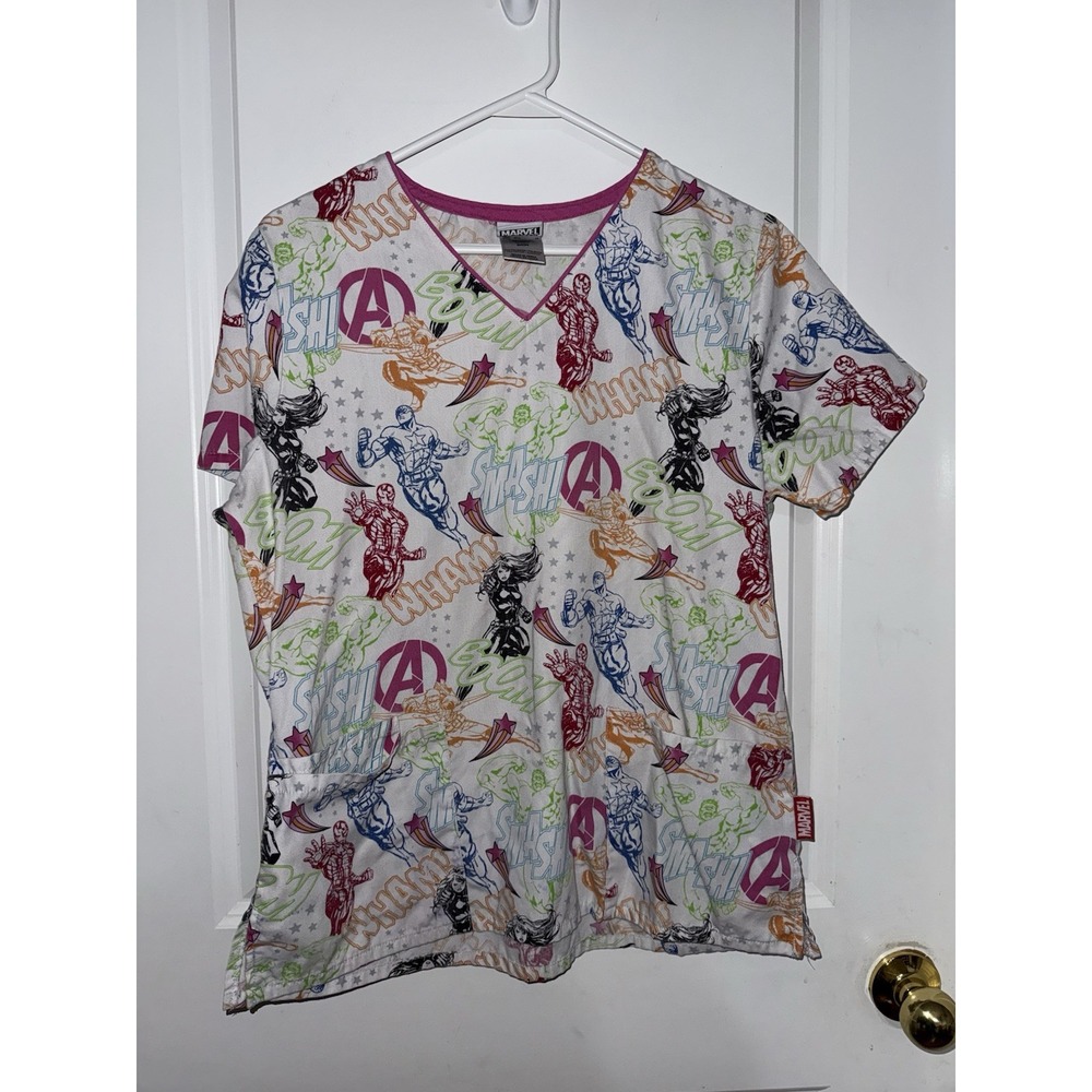 Marvel Avengers Size‎ Small Scrub Top